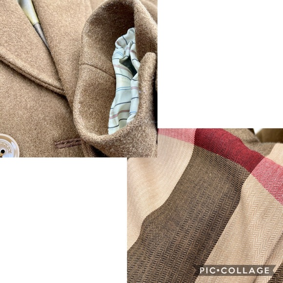 NWT Burberry Brit Men's Brown Chesterfield Virgin Wool Car Coat, XS - Picture 13 of 16